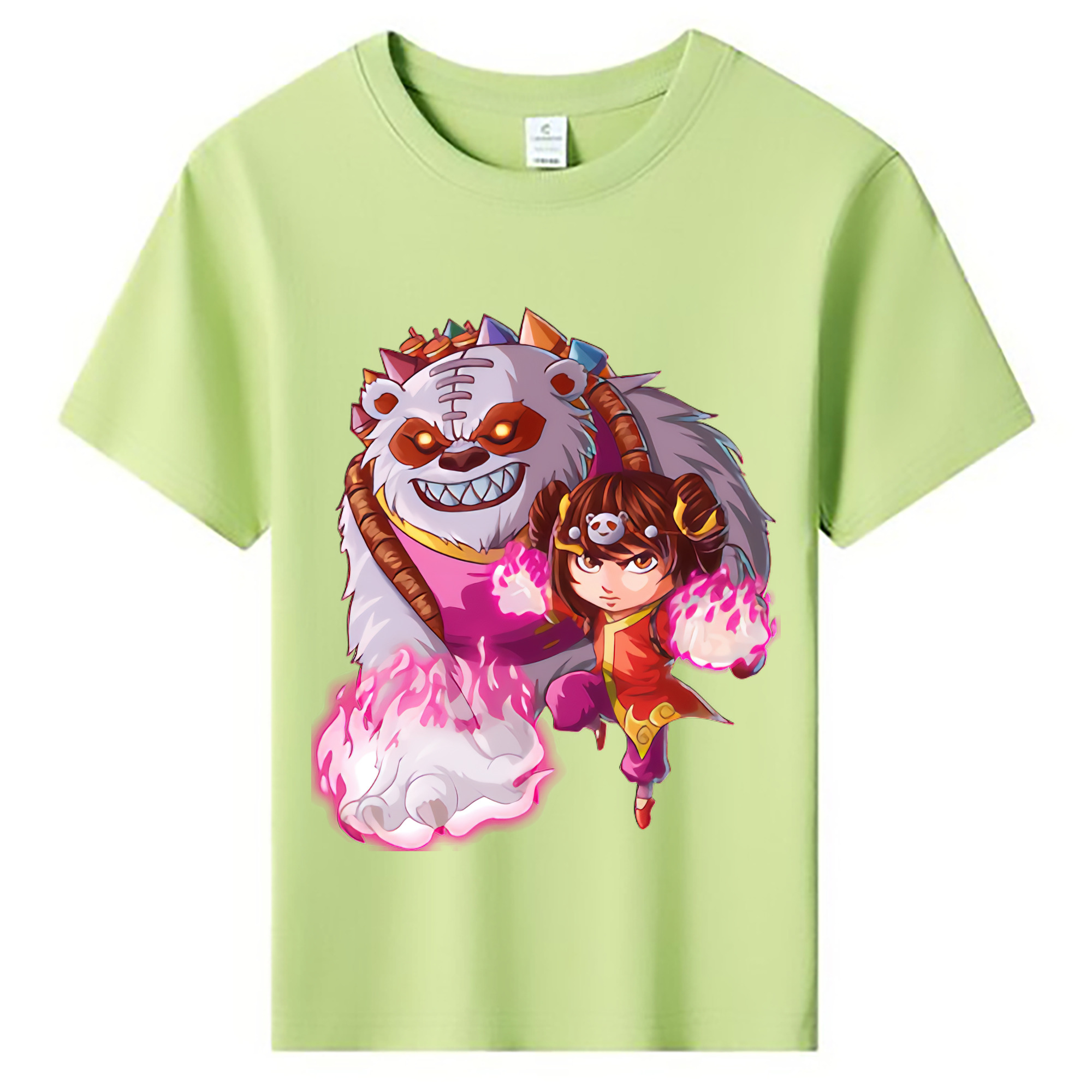（画像用） リーグ・オブ・レジェンド League of Legends LOL 綿100％キッズTシャツ（フロントプリント）